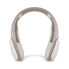中古 ドウシシャ ネックファン 大風量 首掛け扇風機 充電式 USB-C 給電対応 3段階風量 軽量250g 最大約6時間 ハ 即納