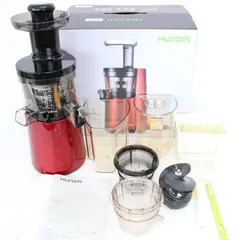 【美品】ヒューロム スロージューサー H-AA-RBA17 フェラーリレッド HUROM 本体 送料無料