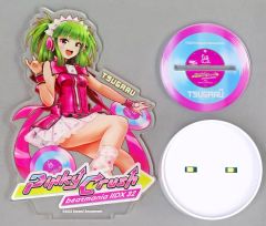 중고 아크릴 스탠드 아크릴 패널 ツガル 光る!アクリルスタンド 「コナミ プレミアム 쿠지 ONLINE beatmania IIDX 32 Pinky Crush 쿠지 」 B-2賞