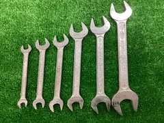 KTC 型式不明 両口スパナ サイズ5/16 13/32 1/2 19/32 5/8 25/32 6個セット ※現状品 ｜在庫あり