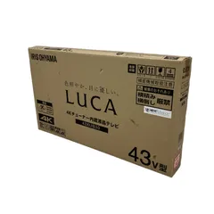 IRIS OHYAMA アイリスオーヤマ 43XUB30 43V型 4Kチューナー液晶テレビ 家電 未開封 未使用 Y1 新着