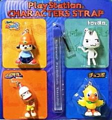 중고 ストラップ キャラクター プレイステーション キャラクターストラップセット パラッパ トロ ピポサル チョコボ マクドナルド限定