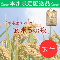 【即納】【本州限定配送】令和8年度千葉県産コシヒカリ玄米5㎏