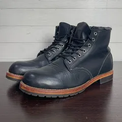 RED WING レッドウィング 9013 USA製 1998年製  黒 ブラック ヴィンテージ レザー プレーントゥ ブーツ ブーツ メンズ US9 27cm Dワイズ B00013