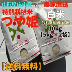 【農家直送】山形県庄内産 つや姫10kg(5kg×2袋) 【令和8年産/白米/新米】 新着