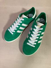 新品 adidas Jabbar Low グリーン ホワイト 本革 スエード オリジナルス