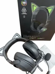 【期間限定】美品 Razer Kraken Kitty V2 ネコミミ 有線 ゲーミングヘッドセット 黒