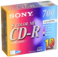 【送料無料】ソニー CD-Rメディア 1-48倍速 5mmケース 10枚 10CDQ80EXS [10枚] [盤面印刷:不可]