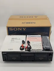 中古 【ジャンク・現状品】SONY ステレオカセットデッキ TC-WE475 即納