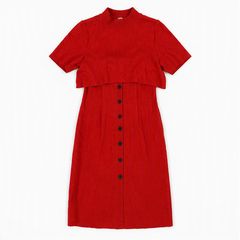FOXEY BOUTIQUE フォクシー 赤 ニットワンピース 40