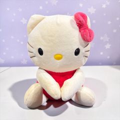 산리오 Sanrio ハローキティ HELLO KITTY 手繋ぎ ぬいぐるみ 레트로 90年代 ヴィンテージ 赤 おもちゃ Y8-1020