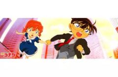 중고 ポスター アニメ 江戸川コナン＆灰原哀 走り 「名探偵コナン ポス×ポスコレクション Vol.2」