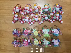 ペット用リボン　お正月飾り　トリミングリボン　２０個｜在庫あり
