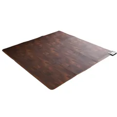 【送料無料】[山善] ホットカーペット フローリング調 電気カーペット 2畳 (176cm×176cm) 防水加工 暖房面切替 温度
