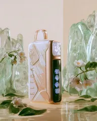 ELFBAR ICE KING ジャスミングリーンティー ニコチン0mg 充電式VAPE アウトレット
