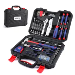 K◆WORKPRO 160点 ホームツールセット 工具セット 家庭用 日曜大工 DIYセット 作業工具セット 家具の組み｜在庫あり