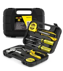【送料無料】K◆DOWELL Homeowner Tool Set 小型住宅用ツールセット 9点セット 家庭用小型手動工具キット プ