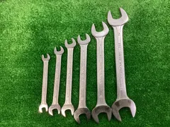 KTC 型式不明 両口スパナ サイズ8 10 12 14 17 21 6個セット ② ※現状品 使用感有(ﾆ-157) 送料無料
