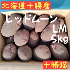 【送料無料】じゃがいも レッドムーン 5㎏ 北海道産地直送