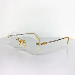 【激安】HANAE MORI ハナエモリ/Nikon ニコン/度入り 眼鏡/ツーポイント/HM 1667/54□17 135/ゴ