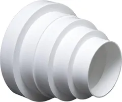 中古 天玉堂 ダクトレデューサー 80-150mm ダクトアダプター PVC 換気 排気 ホース 接続 継手 異径 変換 カッ 即納