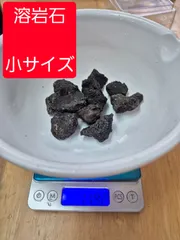 【激安】溶岩石　小サイズ　10個(120グラム程度)