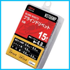 【送料無料】【特価商品】ブラインドリベット エコパック ステンレス/ステンレス ロブテックスエビ 6-6 15本入 NST66MP