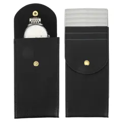 【激安】腕時計ケース 5.1×2.8インチ レザー 携帯用