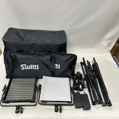 [浜館64-3] 【現状品】Switti 撮影用LEDビデオライト 2灯セット S45 RGB [中古品] セール
