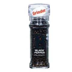 アサヒ 朝日 ブラックペッパー ミル付 110g ｜在庫あり