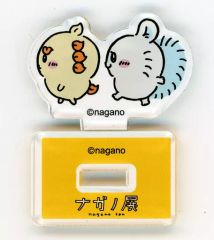 중고 アクリルスタンド・アクリルパネル 시사 ＆ 모모가 「ナガノ展～ 치이카와 .ナガノのくま.ナガノ作品の原画が大集合!～ ナガノフレンズ アクリルスタンドinカプセル」