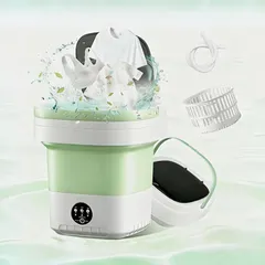 【激安】特価　小型脱水機 バケツ 3分脱水5/10分洗浄 一人用洗濯機 家庭用品 携帯に便利 折りたたみ アパート/寮/旅行/キ