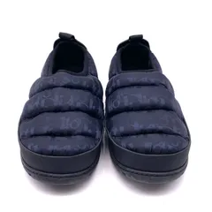 【中古】良品 Christian Dior ディオール オム オブリーク ミュール ナイロン×レザー スリッポン fH0 送料無料