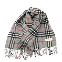 【即納】【中古】良品 BURBERRY バーバリー ノヴァチェック ウール マフラー fY03155N