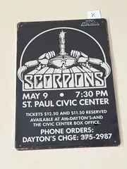 中古 スコーピオンズ Scorpions 1984年 Love at First Sting ツアー/music019 即納