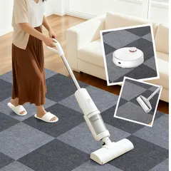 YOXU タイルカーペット タイルマット ジョイントマット 【30*30*0.4cm 20枚入】 吸着カーペット (ダー｜在庫あり