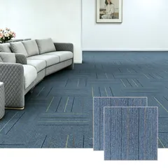 タイルカーペット タイルマット 大判 吸着 ジョイントマット 50x50cm 厚手5mm 置くだけ フロアマット滑り止め｜在庫あり