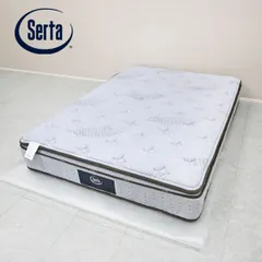 【送料無料】☆展示美品☆Serta サータ ポケットコイルマットレス Light Breeze ライトブリーズ ピローソフト仕様 ダ