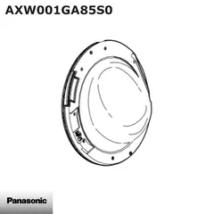 【激安】【新品】Panasonic パナソニック 洗濯乾燥機 ふた(ドア) AXW001GA85S0