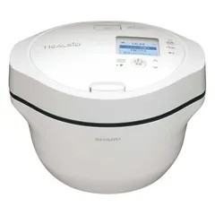 中古 未使用展示品、メーカー保証付　送料無料　KNHW16H-W シャープ　SHARP 水なし自動調理鍋「ヘルシオ ホットクッ 即納