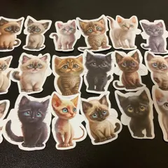 猫のシールセット セール