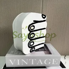 【期間限定】【新品?未使用】 クリエイティブな手の形の花瓶 美しいユニークなモダンな装飾品 ホームデスクトップレジン装飾品 花のアレ