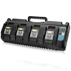 ★新品★Reoben互換マキタ 充電器 DC18SF 4口マキタ14.4v~18v対応リチウムイオンバッテリ用 4本同時 アウトレット