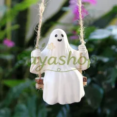 新品未使用 ハロウィンブランコ幽霊 前庭用ゴースト立像 縁側庭園用立ちゴースト ハロウィン装飾品?ギフト セール