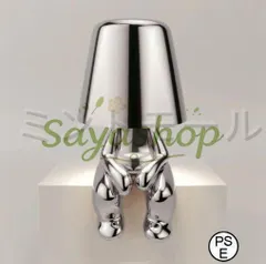 【送料無料】新しい未使用 タッチセンサーライト シルバー B Mr.WHEN USB充電 LED タッチセンサー 3段階調光 コード