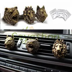 【期間限定】新品未使用 直供 空気清浄用輸出向け車内装飾品 レジン製アロマ動物野蛮人フィギュア