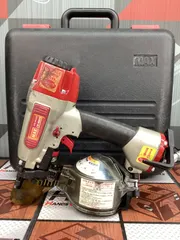 【激安】【送料無料】【中古品】MAX /マックス 　CN-450S　常圧釘打機　常圧コイルネイラ ケース付【ハンズクラフト島根出