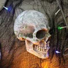 新品未使用 新品 半顔壁掛け装飾 ハロウィン家庭用屋外ペンダント ゴースト彫刻 雰囲気作り用品｜在庫あり