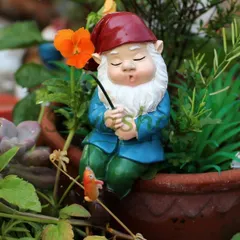 【即納】新品未使用 新品 眠り姿ドワーフフィギュア 花壇庭園景観布置用装飾品 シリーズ卸売