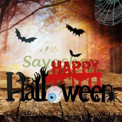 新品未使用 新品 Halloween アルファベットプレート ハロウィン家庭用卓上装飾小道具 パーティー用品｜在庫あり